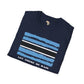 Botswana strip unisex softstyle tee