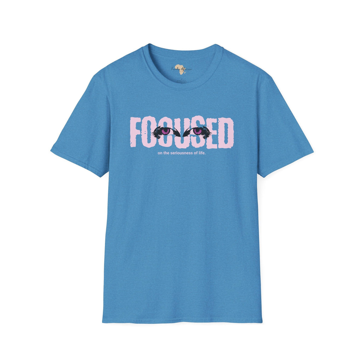 Focused unisex softstyle tee Funky African