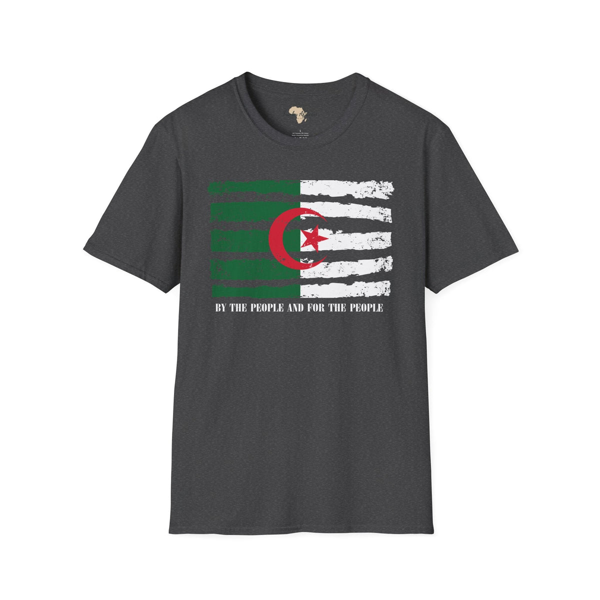 Algeria strip unisex softstyle tee Funky African