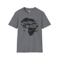 African map graffiti unisex softstyle tee