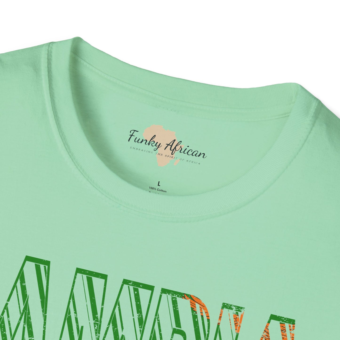 Zambia text unisex softstyle tee