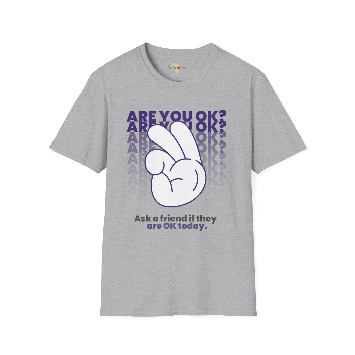 Are you ok unisex softstyle tee Funky African