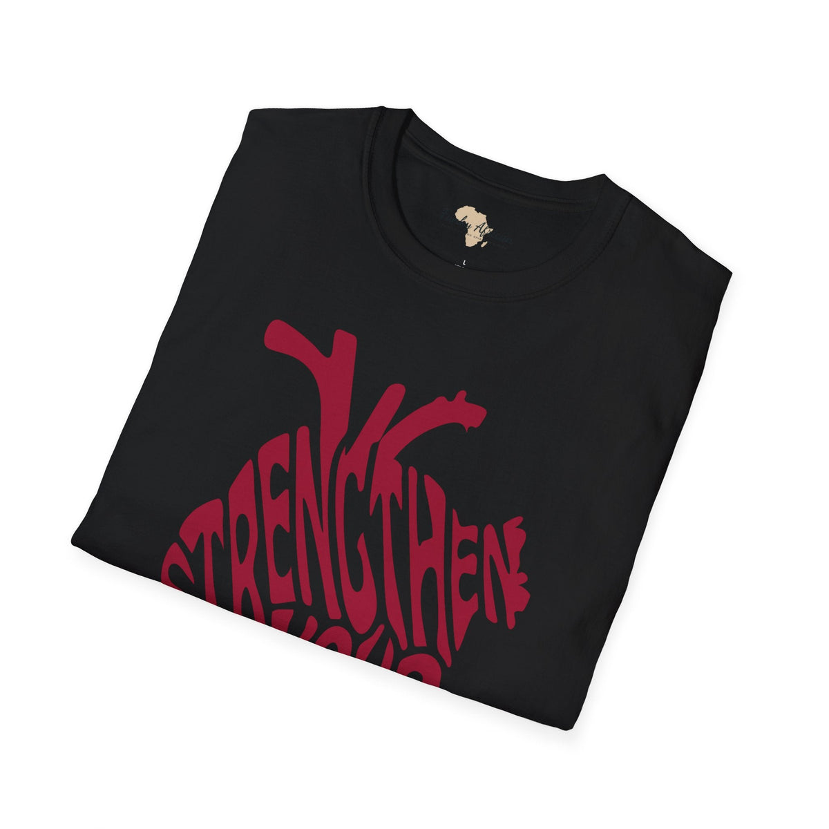 Strengthen your heart unisex softstyle tee Funky African