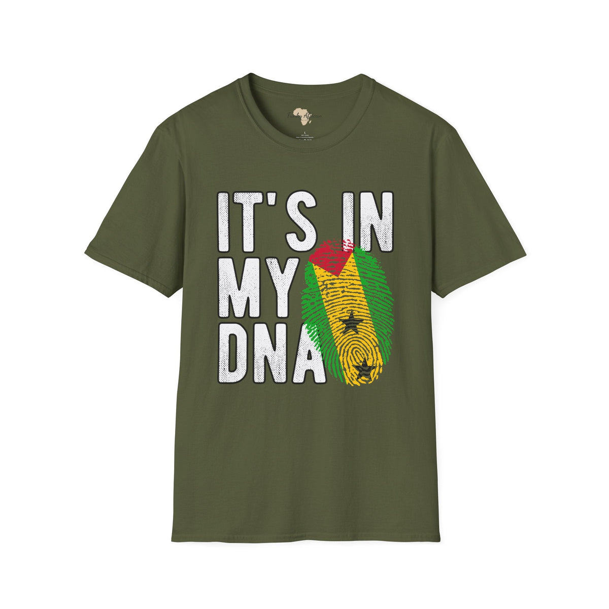 it's in my DNA unisex tee - São Tomé and Príncipe Funky African