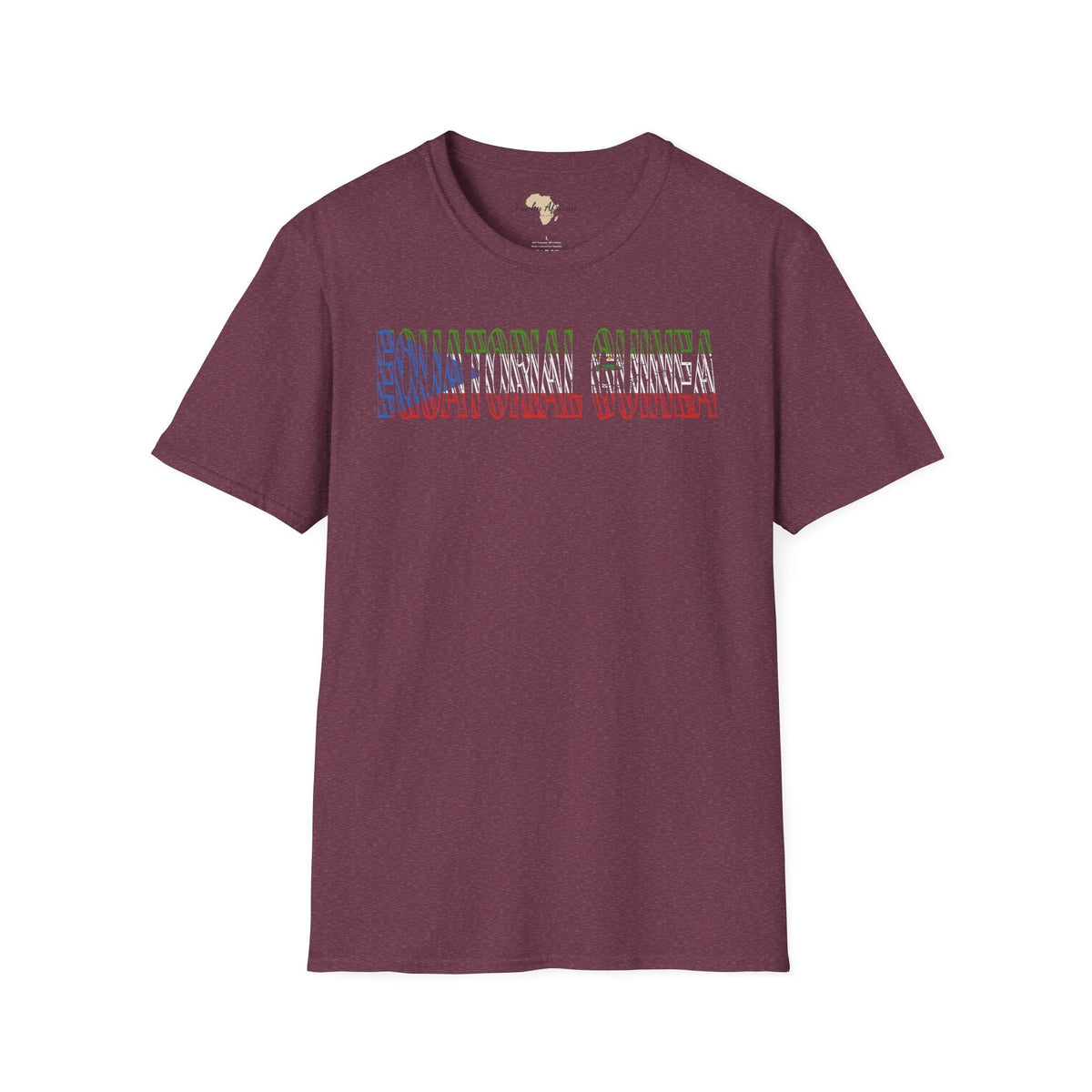 Equatorial Guinea text unisex softstyle tee Funky African