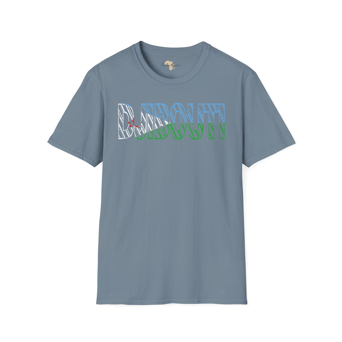 Djibouti text unisex softstyle tee Funky African