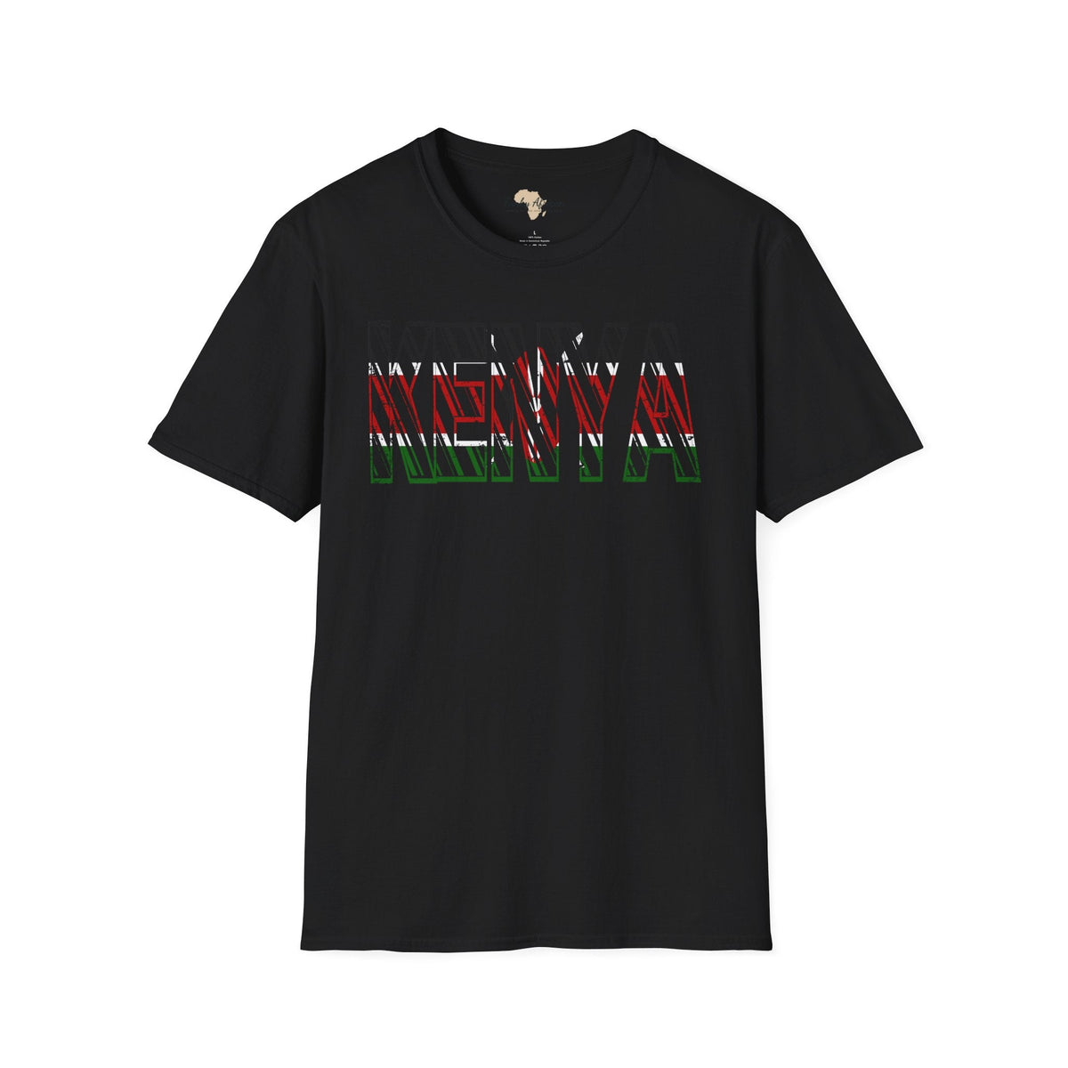 Kenya text unisex softstyle tee Funky African
