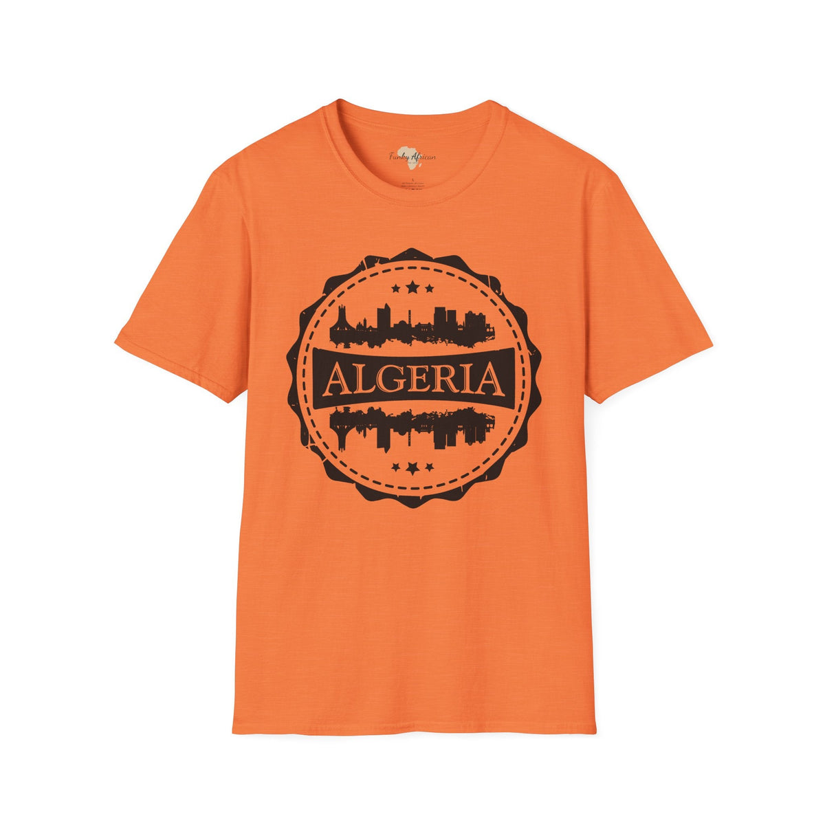 Algeria Stamp unisex tee Funky African