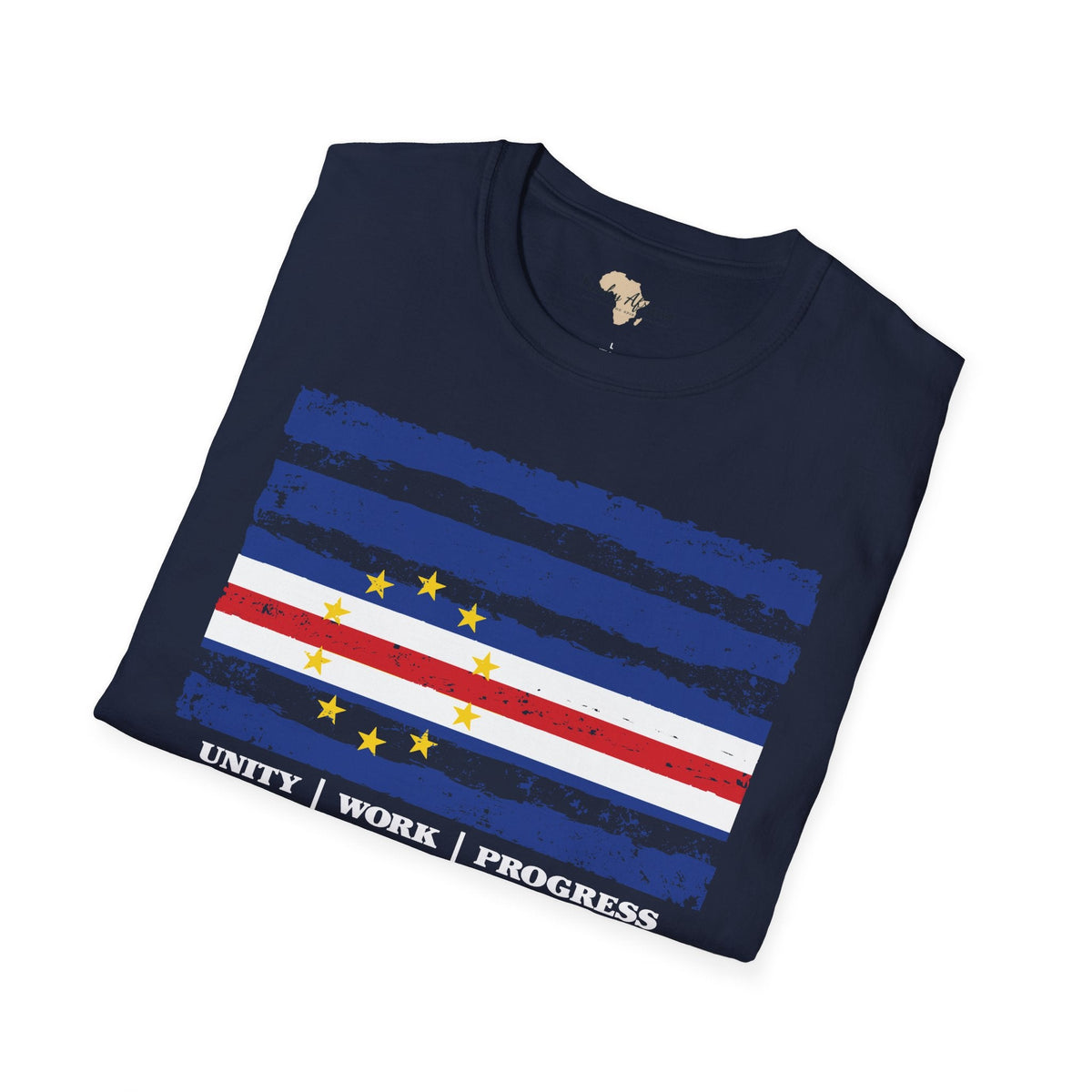 Cabo Verde strip unisex softstyle tee Funky African