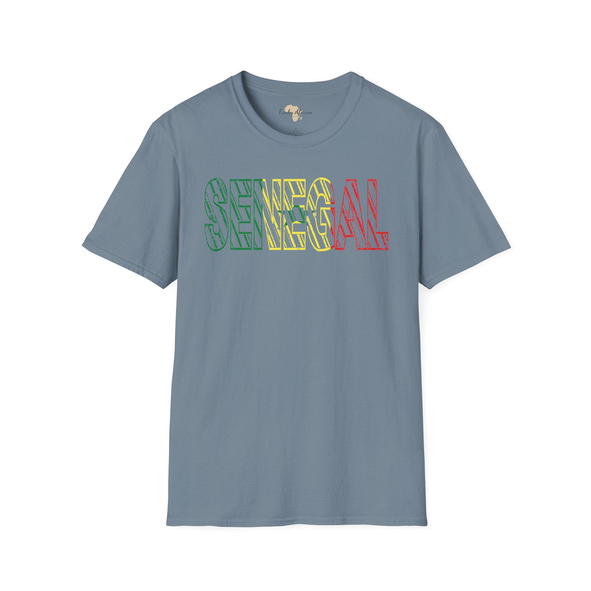 Senegal text unisex softstyle tee Funky African