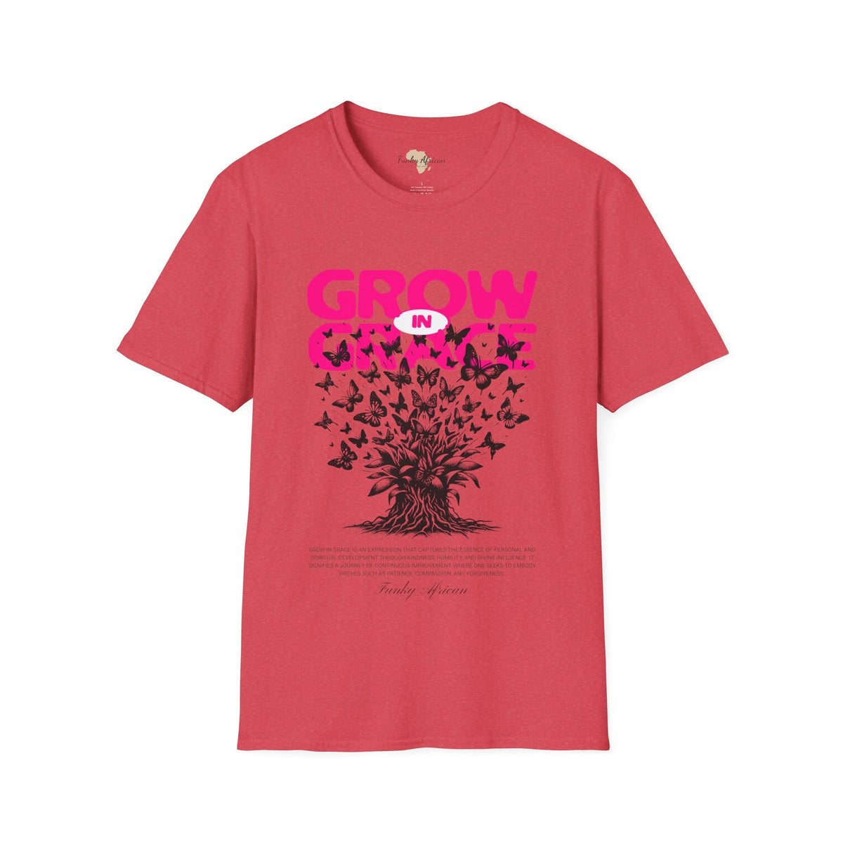 Grow in Grace unisex tee Funky African