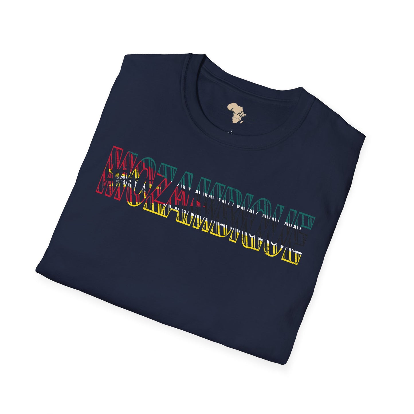 Mozambique text unisex softstyle tee