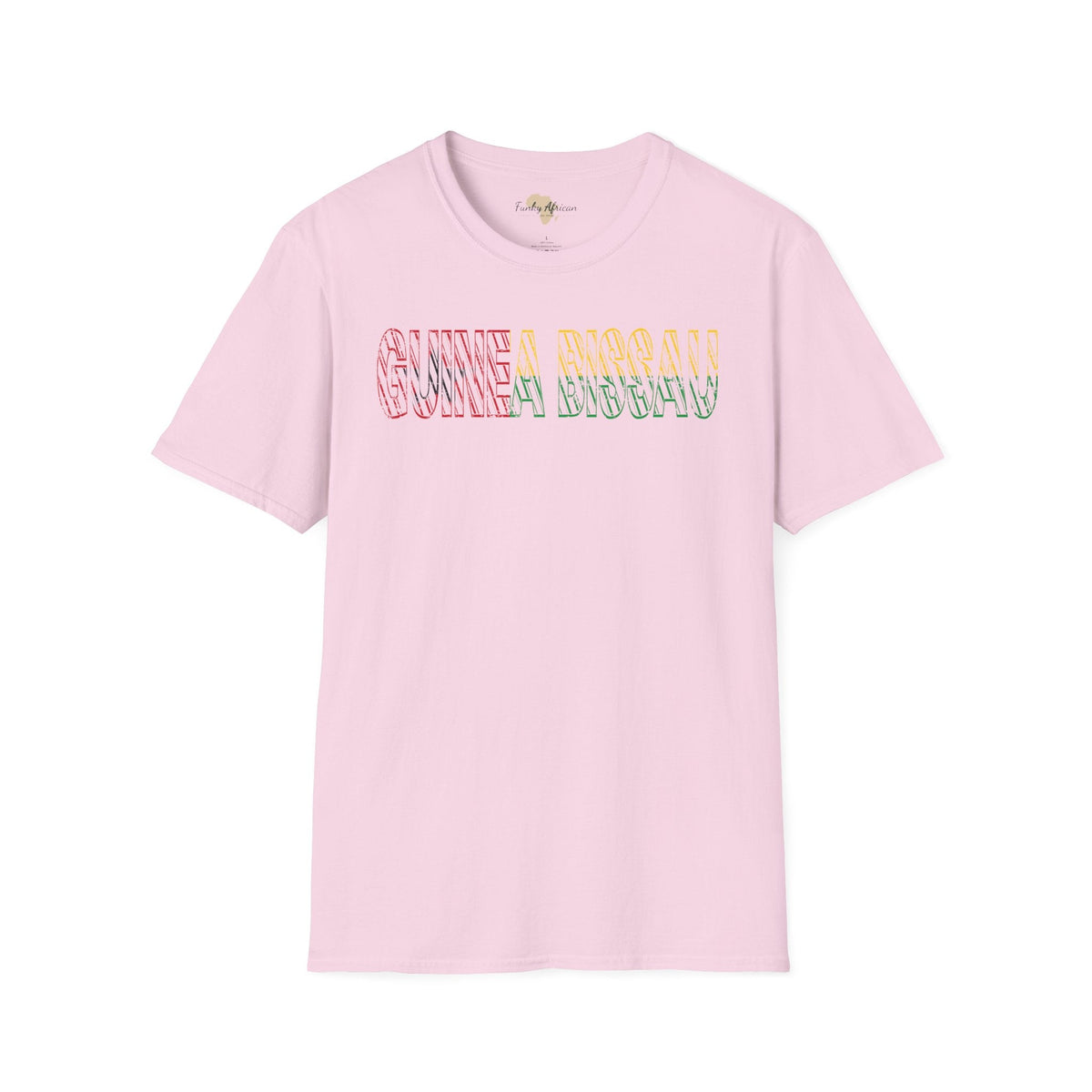 Guinea-Bissau text unisex softstyle tee Funky African