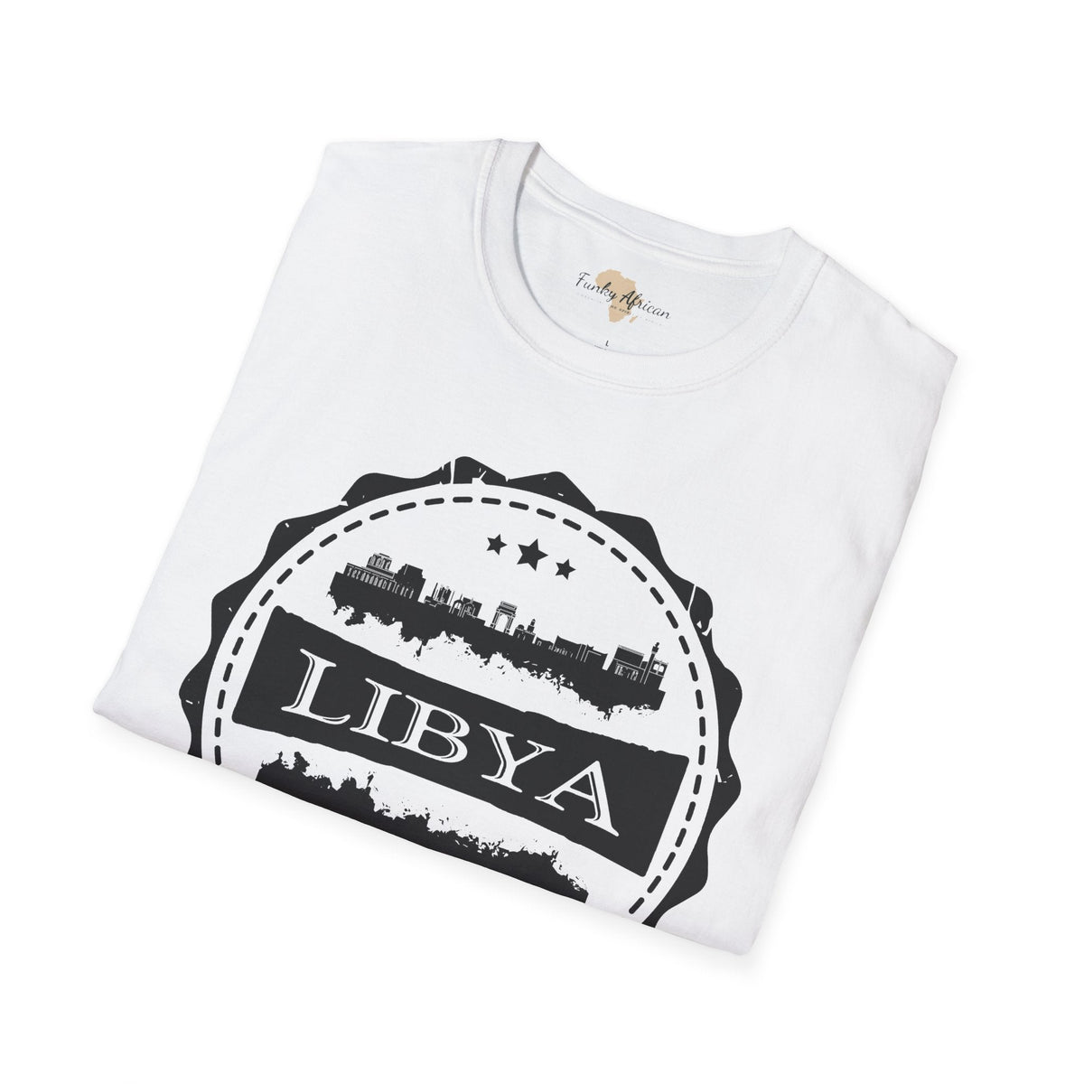 Libya Stamp unisex tee Funky African
