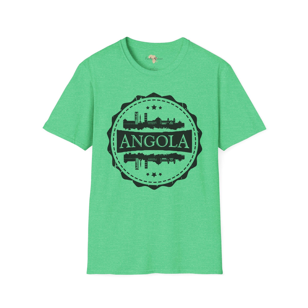 Angola Stamp unisex tee Funky African