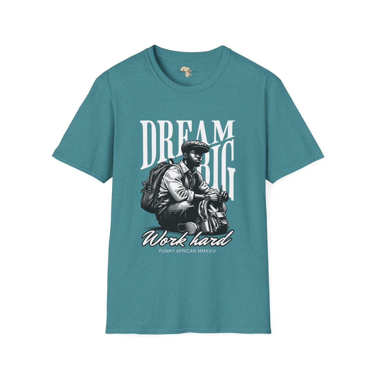 Dream big unisex softstyle tee Funky African