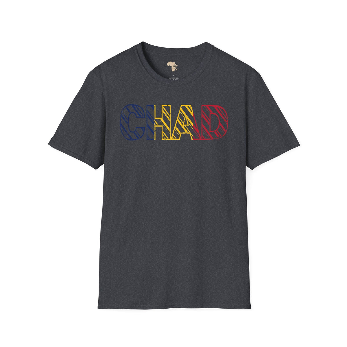 Chad text unisex softstyle tee Funky African