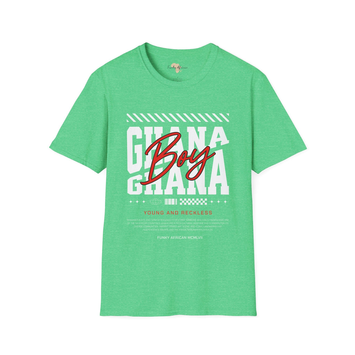 Ghana boy unisex softstyle tee Funky African