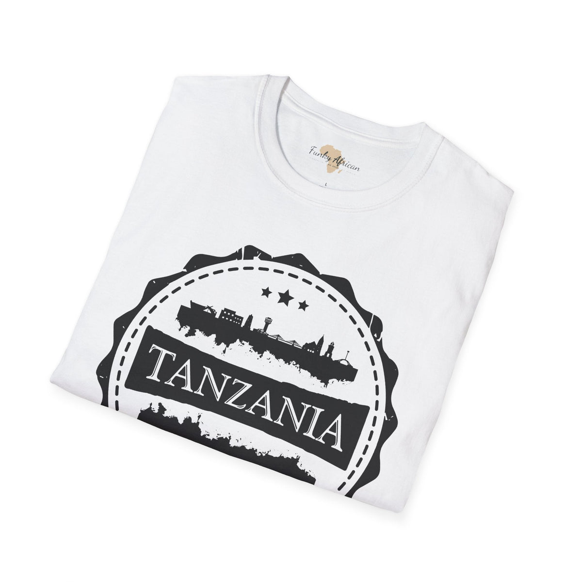 Tanzania Stamp unisex tee Funky African