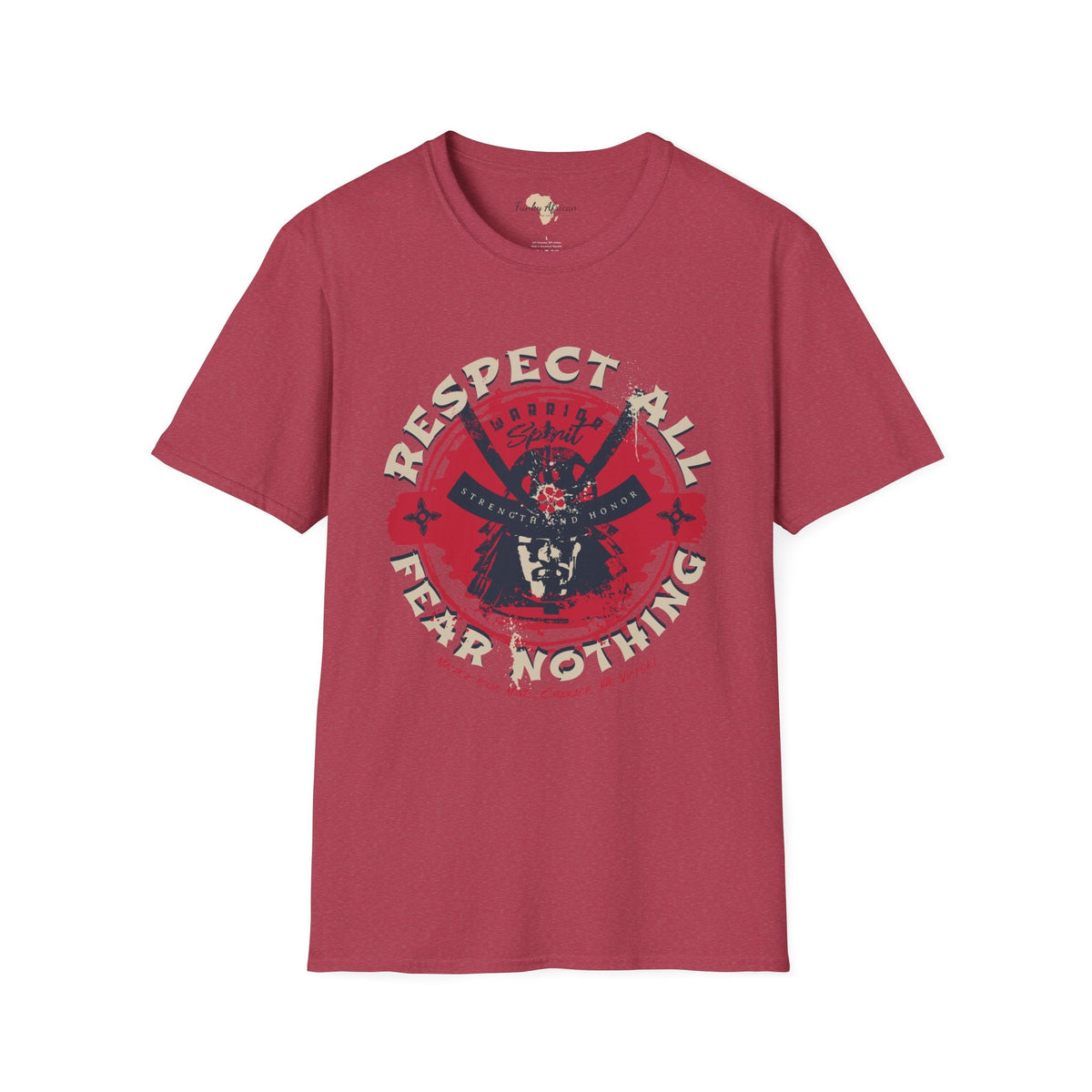 Respect all unisex softstyle tee Funky African