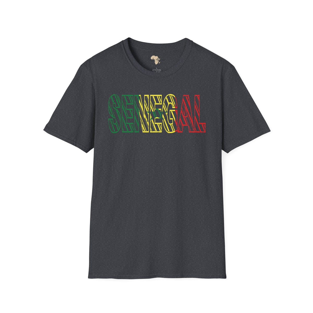 Senegal text unisex softstyle tee Funky African