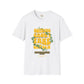 Nothing grows in a fake garden unisex tee