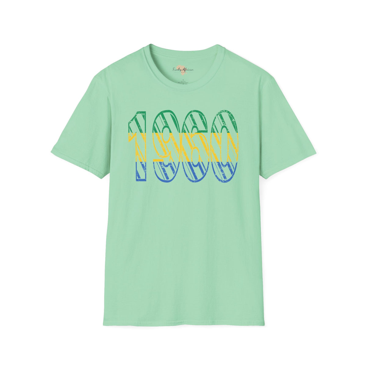 Gabon year unisex softstyle tee Funky African