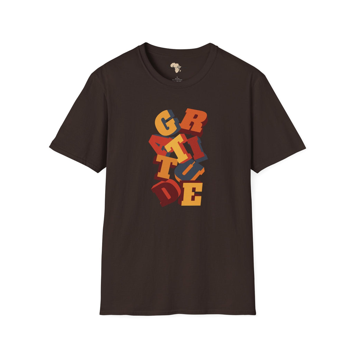 Gratitude unisex softstyle tee Funky African