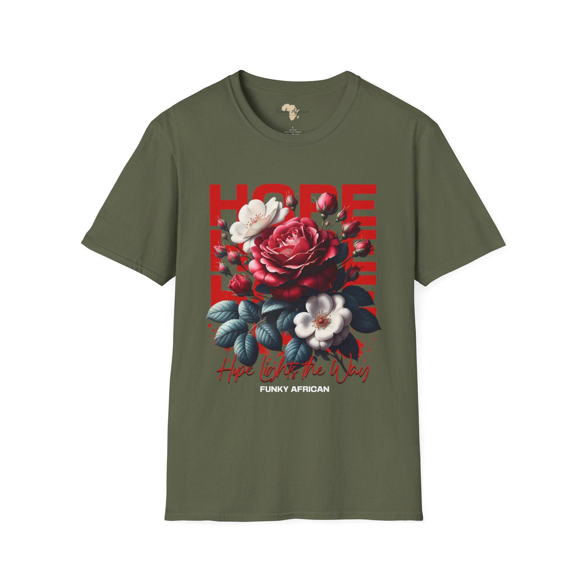 Hope lights the way unisex tee Funky African
