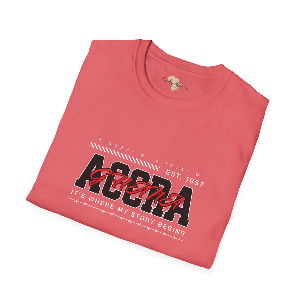 Accra Ghana unisex softstyle tee Funky African