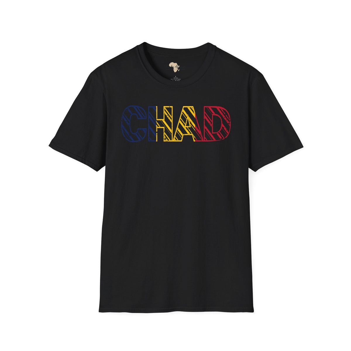Chad text unisex softstyle tee Funky African