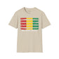 Guinean strip unisex softstyle tee