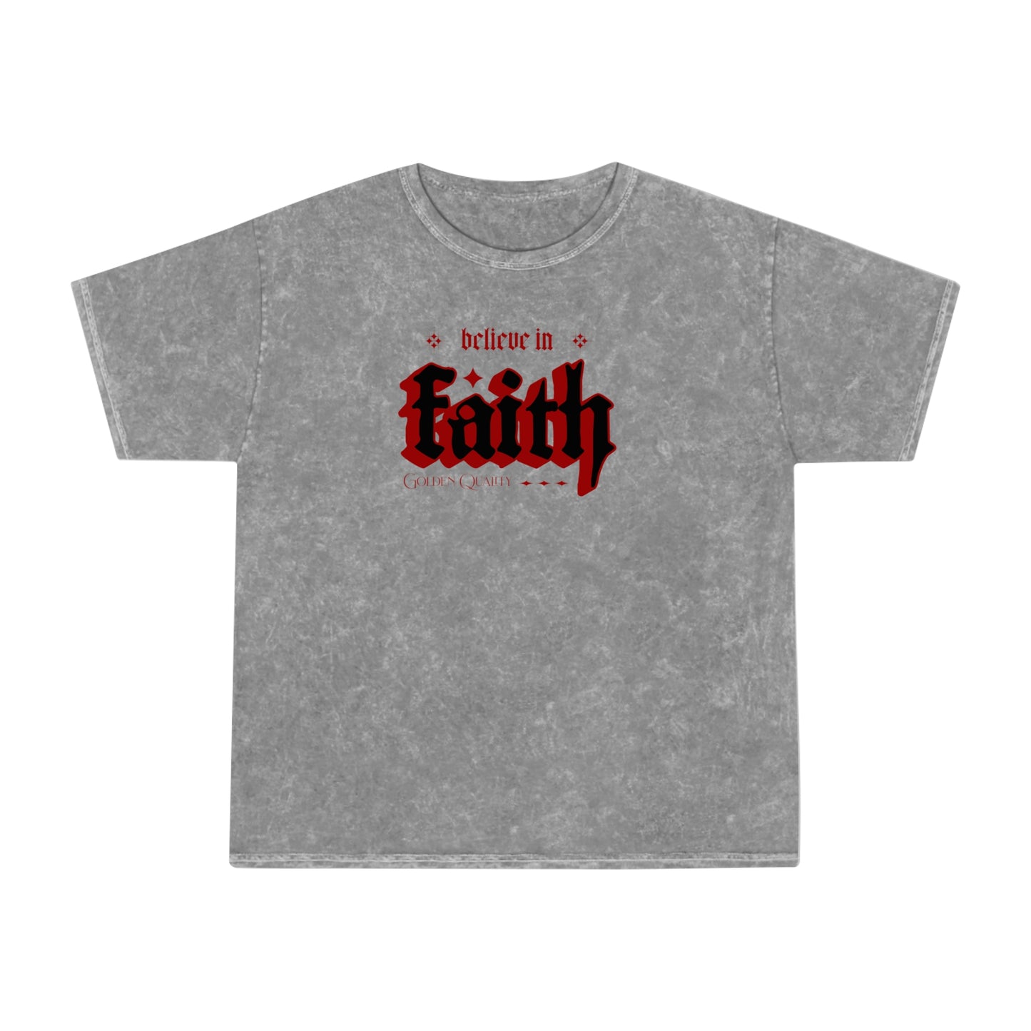 Faith unisex wash tee