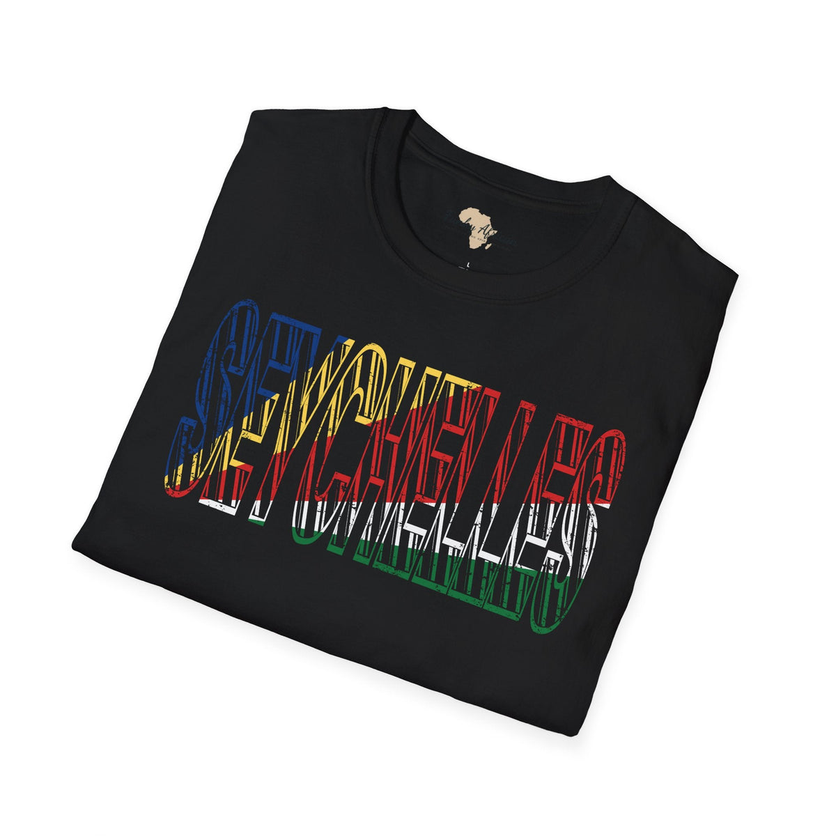 Seychelles text unisex softstyle tee Funky African