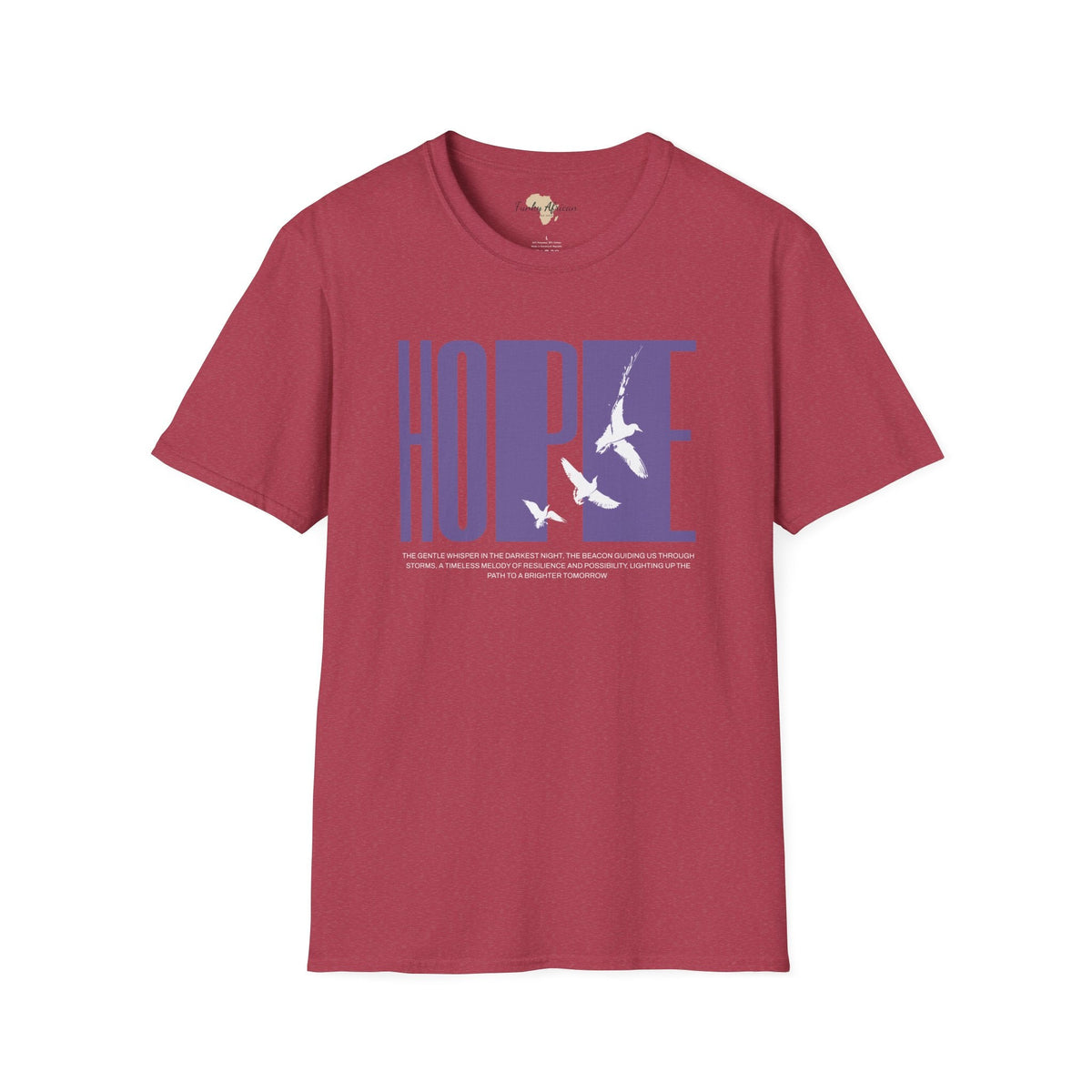 Hope unisex softstyle tee Funky African