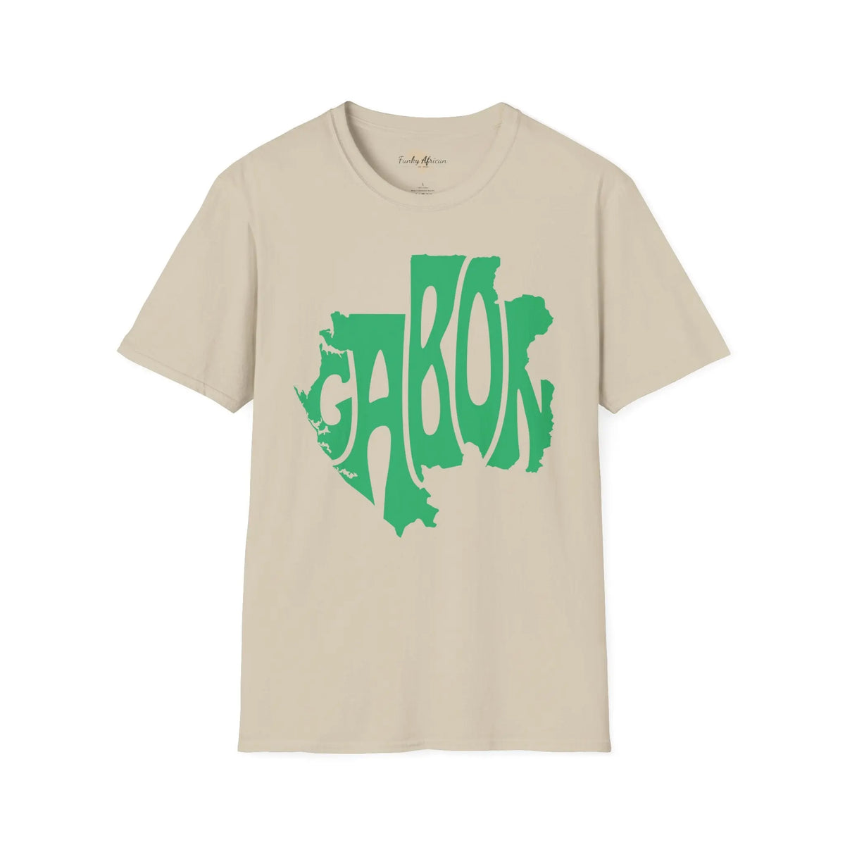 Gabon cut unisex softstyle tee Funky African