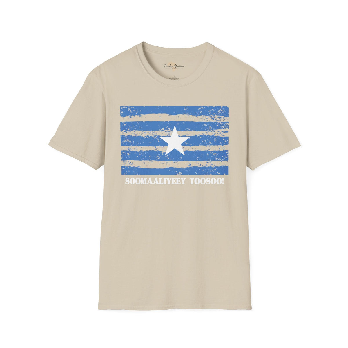 Somalia strip unisex softstyle tee Funky African