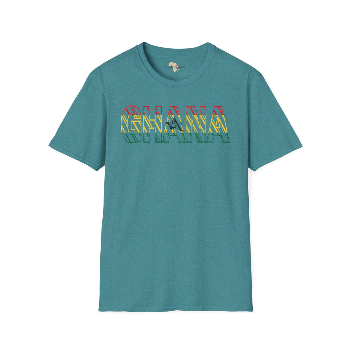 Ghana text unisex softstyle tee Funky African