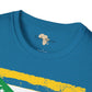 Comoros strip unisex softstyle tee
