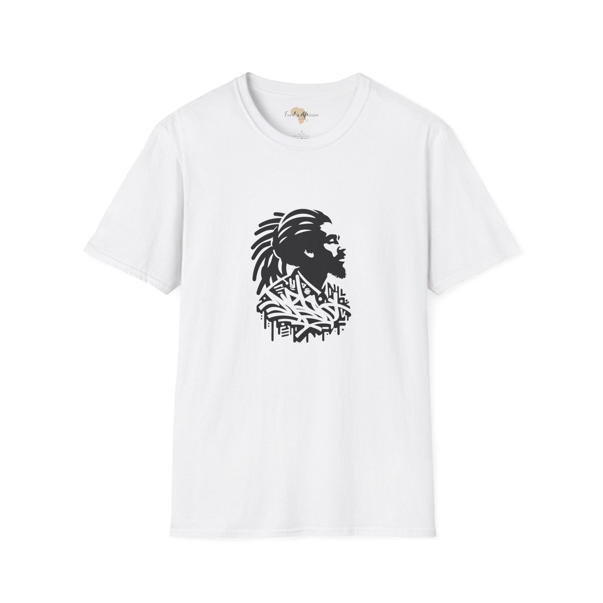 Funky graffiti unisex softstyle tee Funky African