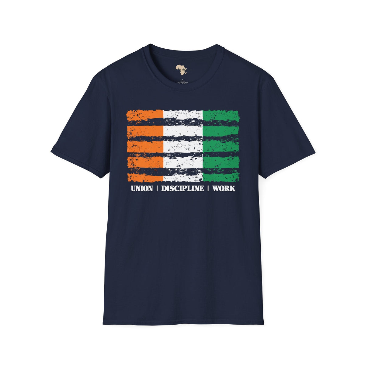 Côte d'Ivoire strip unisex softstyle tee Funky African