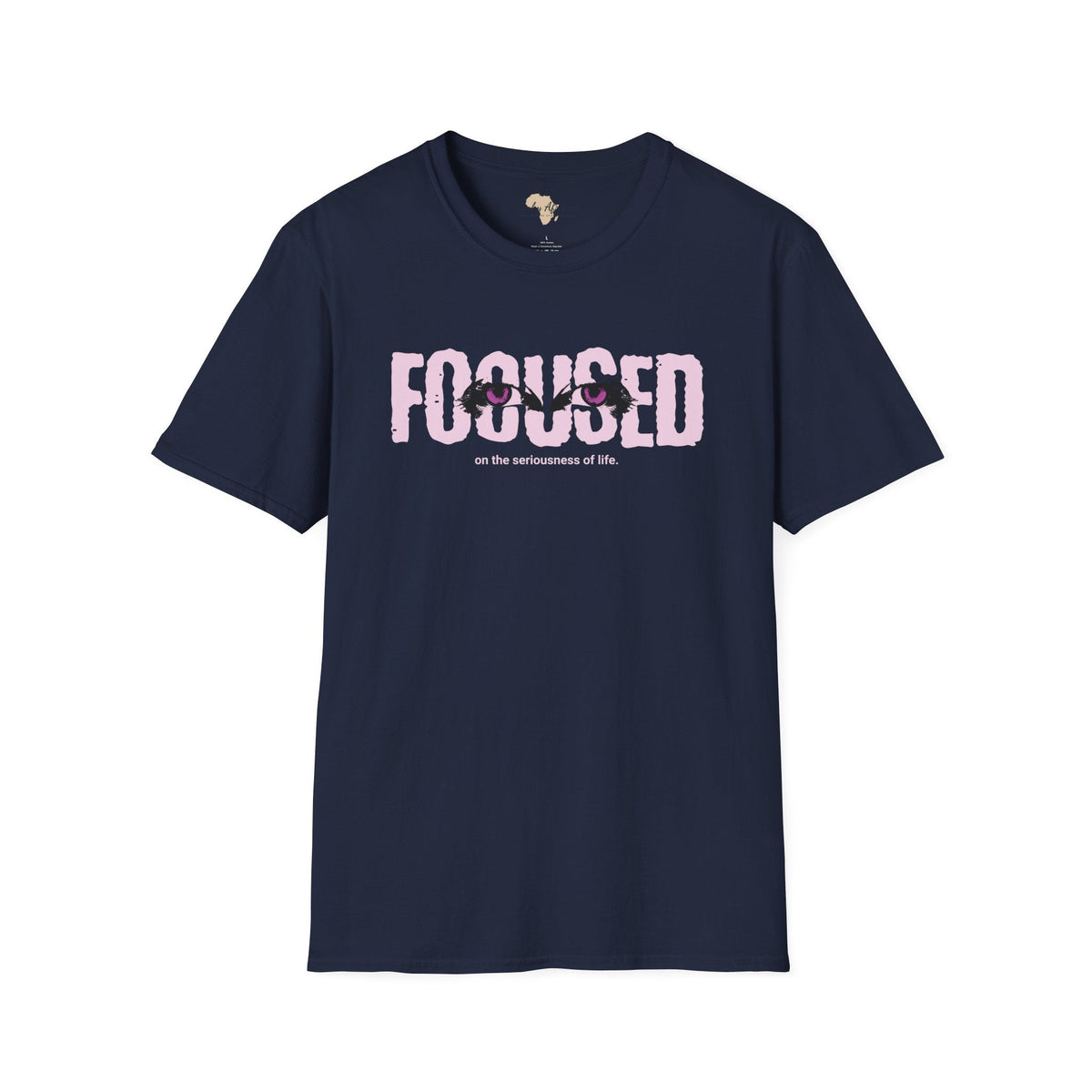 Focused unisex softstyle tee Funky African