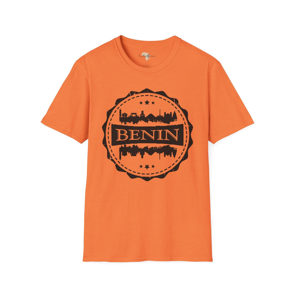 Benin Stamp unisex tee Funky African