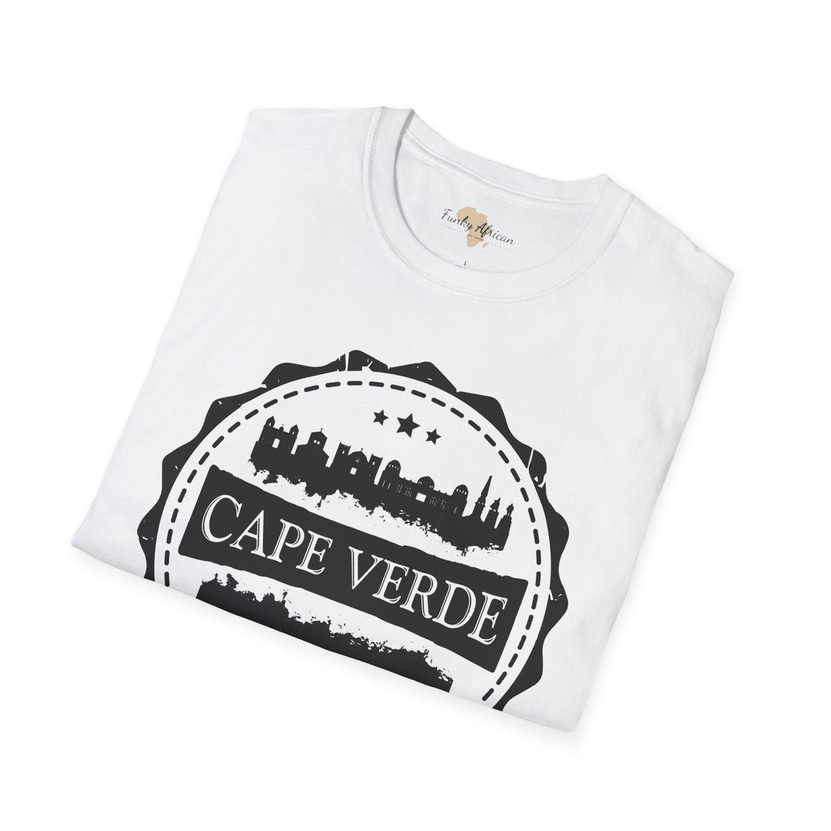 Cabo Verde Stamp unisex tee Funky African