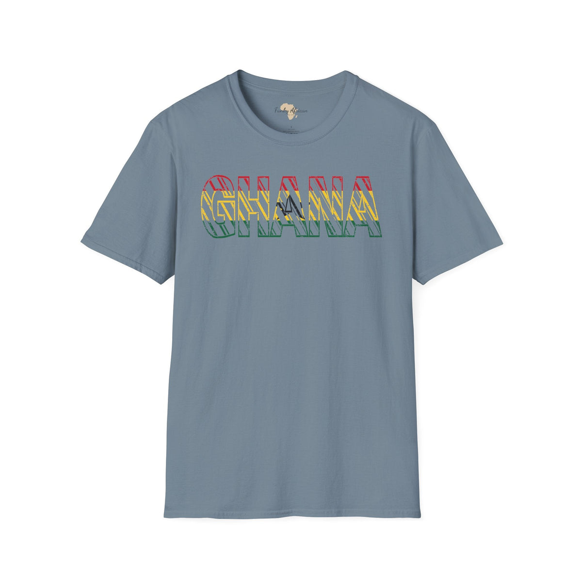 Ghana text unisex softstyle tee Funky African
