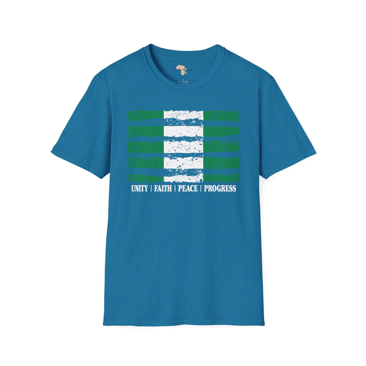 Nigeria strip unisex softstyle tee Funky African