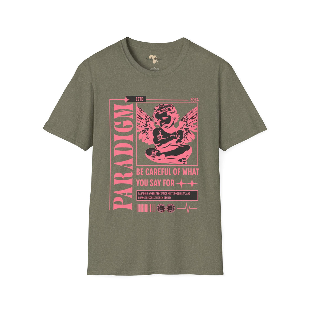 Paradigm unisex softstyle tee Funky African