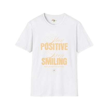 Stay positive unisex softstyle tee
