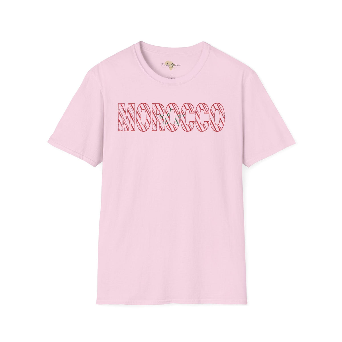 Morocco text unisex softstyle tee Funky African
