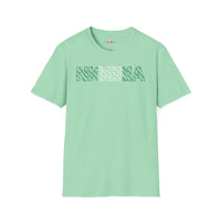Nigeria text unisex softstyle tee